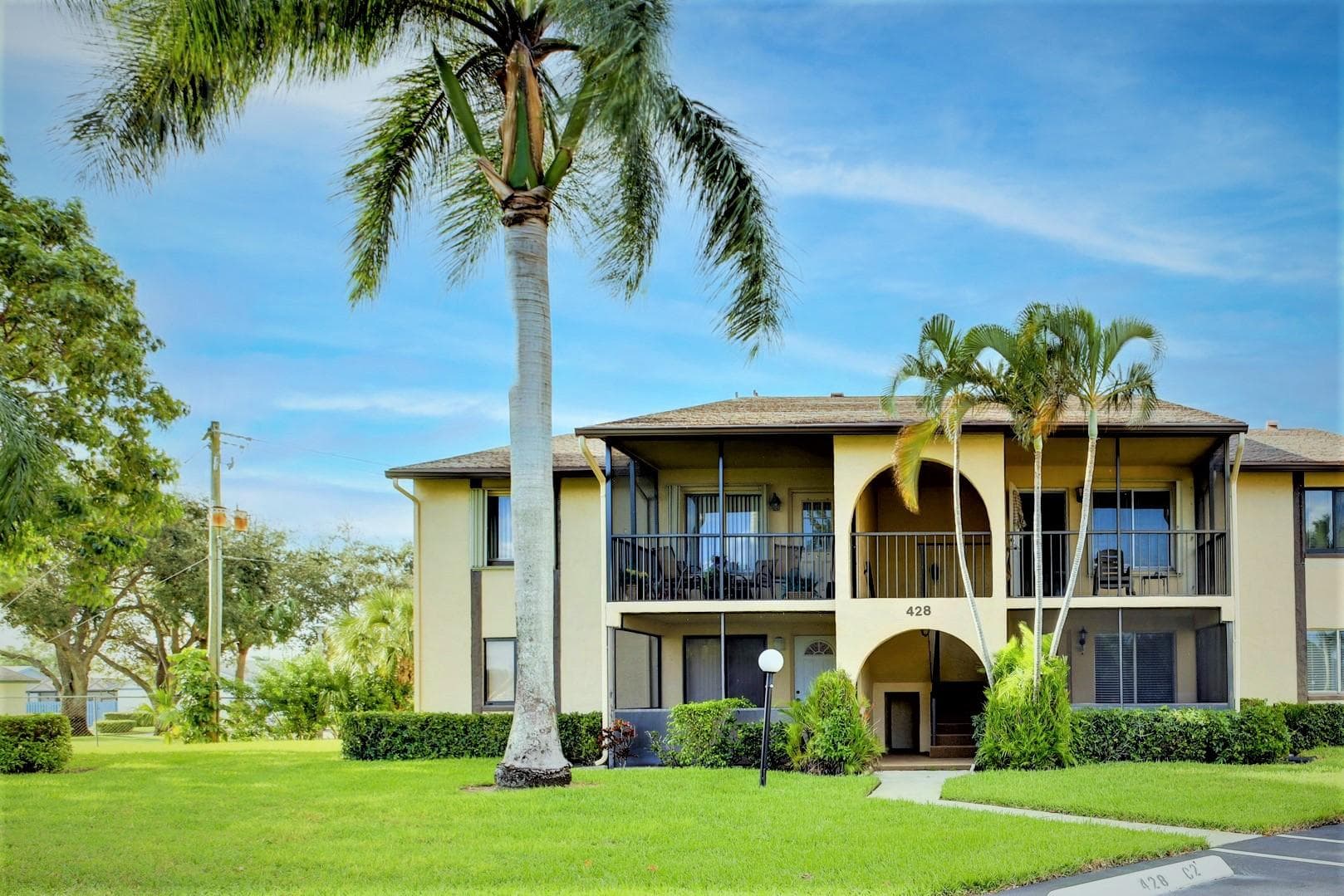 428 Pine Glen Lane Unit B-1, Greenacres, exterior view