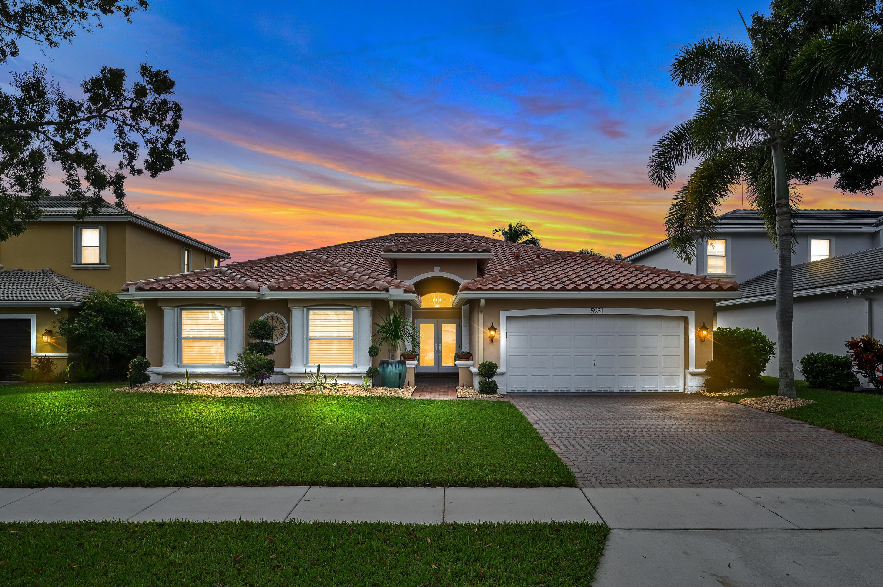 5951 Bay Hill Circle, Lake Worth, exterior view