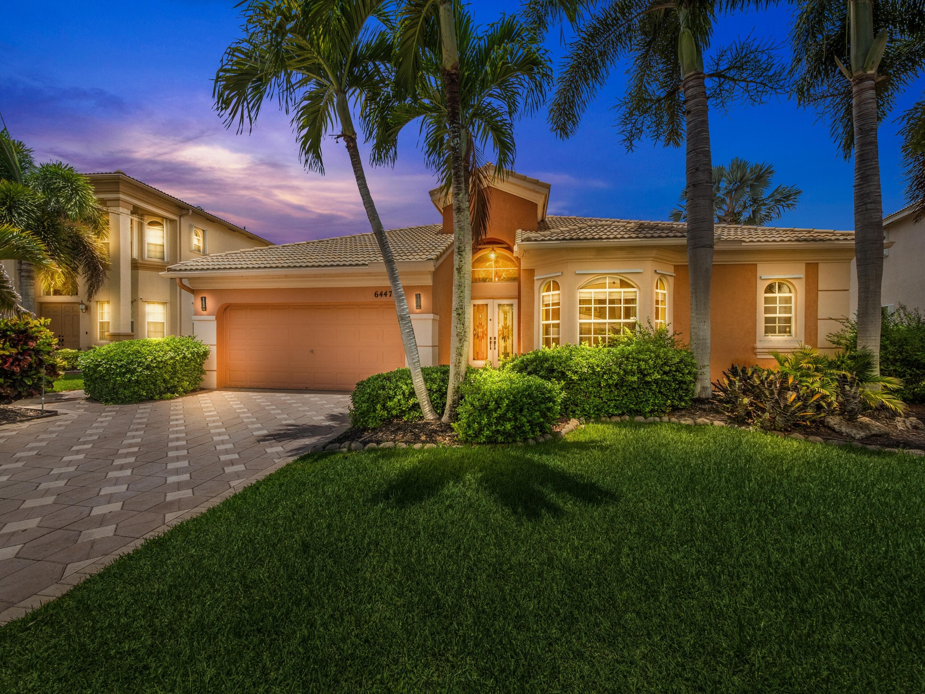 6447 Marbletree Lane, Lake Worth, exterior view